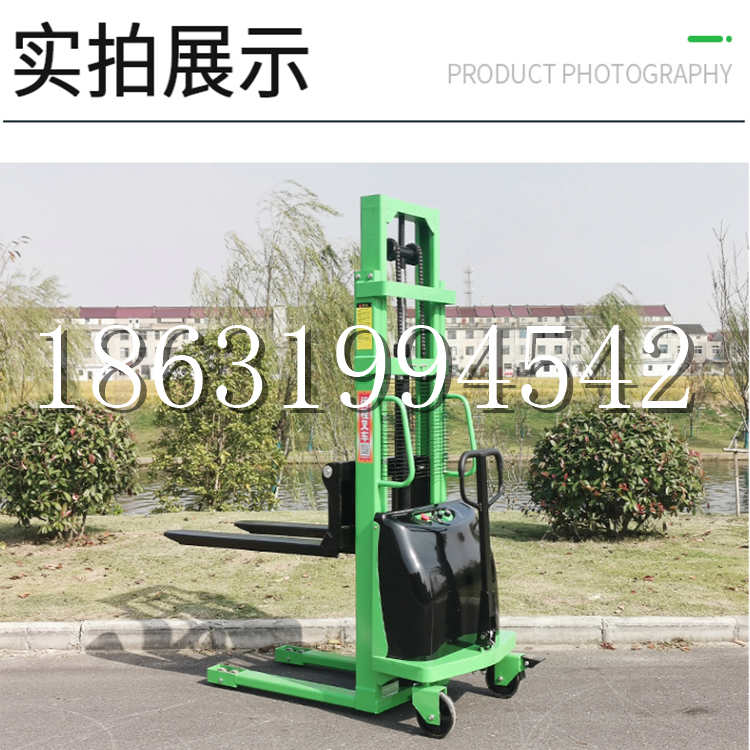 龙胜各族自治县电动叉车堆高车液压铲车电瓶1吨2吨站驾步行式小型全自动叉车